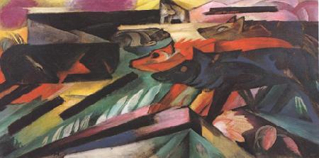 Franz Marc The Wolves (mk34) oil painting picture